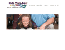 Tablet Screenshot of kidscarefest.org